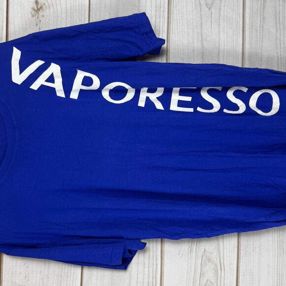 Vaporesso Logo Blue Short Sleeve Crew Neck T-Shirt Size XL - Picture 2 of 5